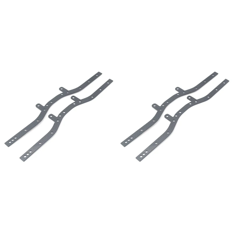 

4Pcs Carbon Fiber Chassis Beam For WPL C-14/C-24 4WD Crawler Truck Parts 1/16 RC Car