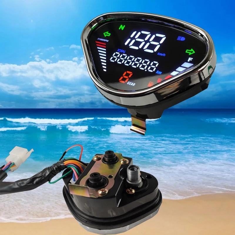 Цифровой счетчик ЖК-спидометр одометр тахометр дисплей для HONDA DAX70 CT50 Jialing70