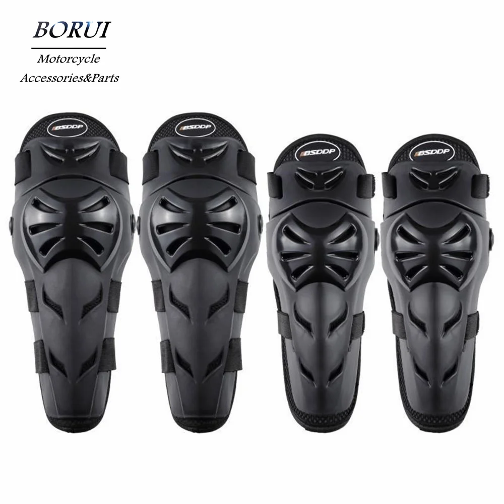 

4Pcs Motorcycle Knee Pads Elbow Pads Breathable Racing Skating Off-Road Guards Outdoor Protection Riding Cross Rodilleras Moto