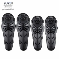 4pcs motorcycle knee pads elbow pads breathable racing skating off road guards outdoor protection riding cross rodilleras moto