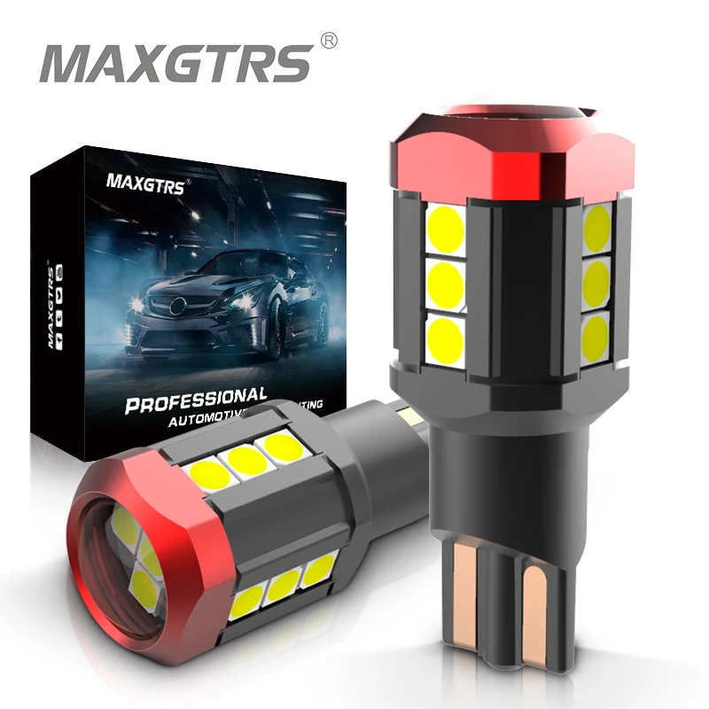 

2 светодиодных лампы W16W T15 3030 чипов Canbus светодиодный резервный фонарь 921 912 W16W автомобильный указатель поворота задний фонарь белый красный желтый