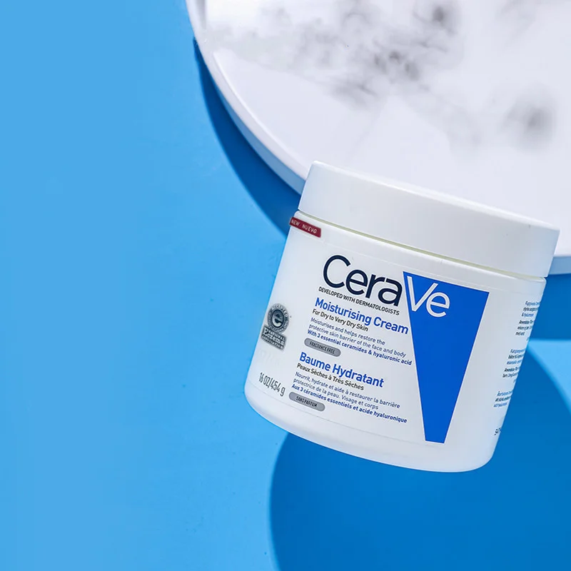 

CeraVe Moisturizing Cream Body And Face Moisturizer For Normal To Dry Skin Hyaluronic Acid Ceramides Nourishing Repair Barrier