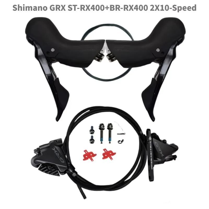 Shimano GRX RX400 Рычаг переключения передач + тормоз передний переключатель задний 2x10