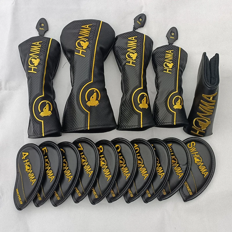 

New Golf Club Headcover High Quality Clubs Honma Beres Full Set Golf Headcover Drivers Wood Irons Putter Headcover Free Shipping