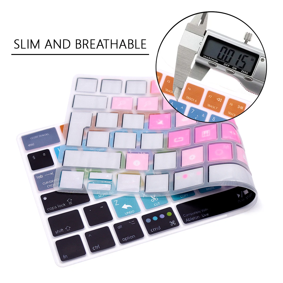 Силиконовая клавиатура HRH Hotkey для Apple Magic Беспроводная Bluetooth MLA22LL/A (A1644 2015 год