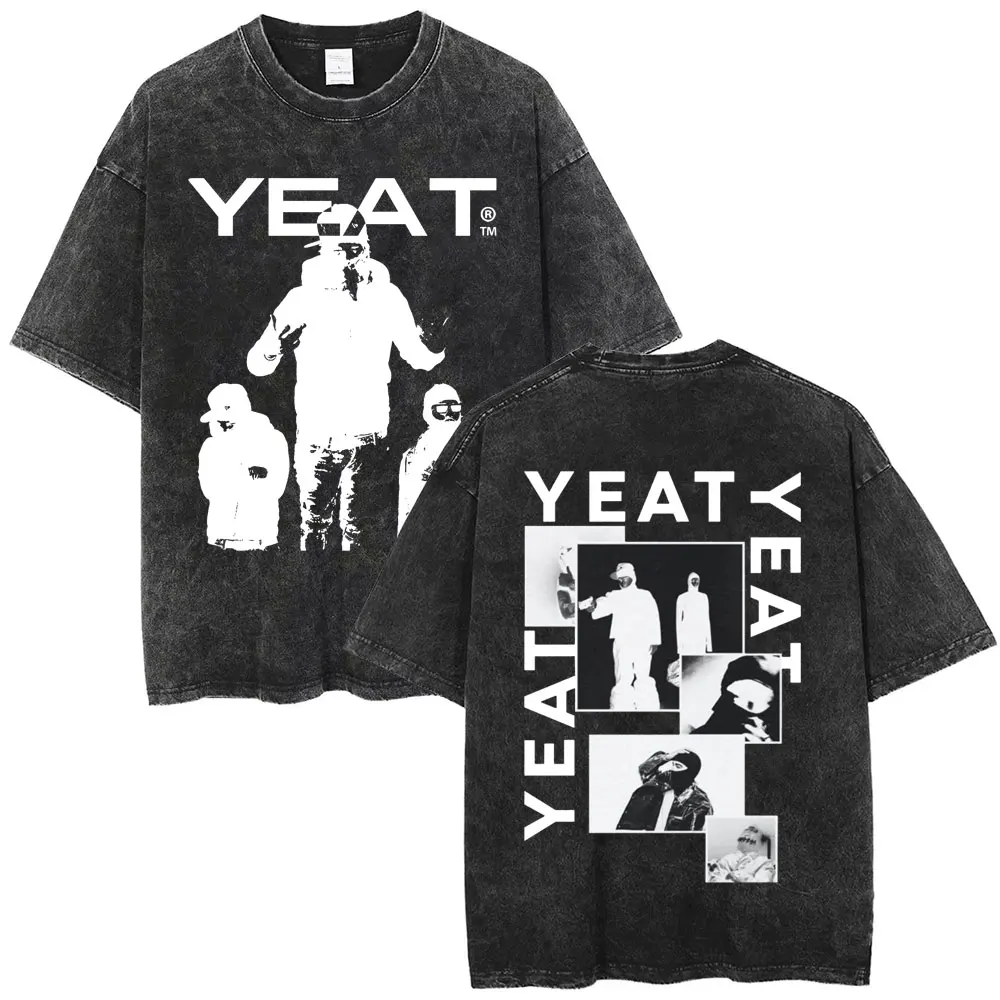 Футболки с рисунком стираного рэпера Yeat LYFESTYLE 2093, футболка с товаром для мужчин и женщин, модная винтажная футболка в стиле хип-хоп, хлопковые футболки большого размера (art.: 3920cd6520df3) - 3920cd6520df3