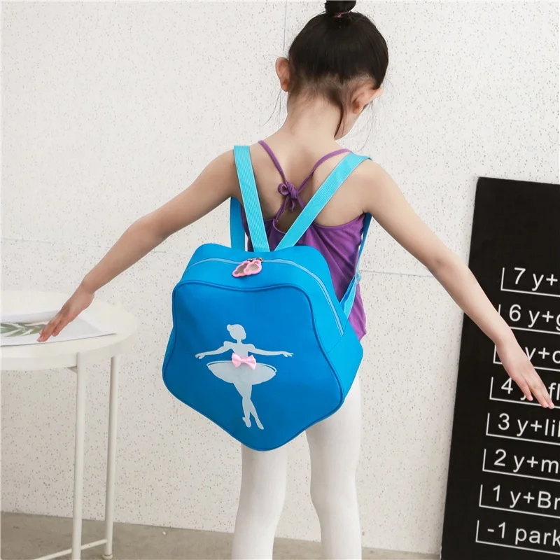 Girls Cute Sweet Princess Pentagon Dance Bags New Children Fashion Dance Storage BackpackS Latin Ballet SchoolBag All-match Hot
