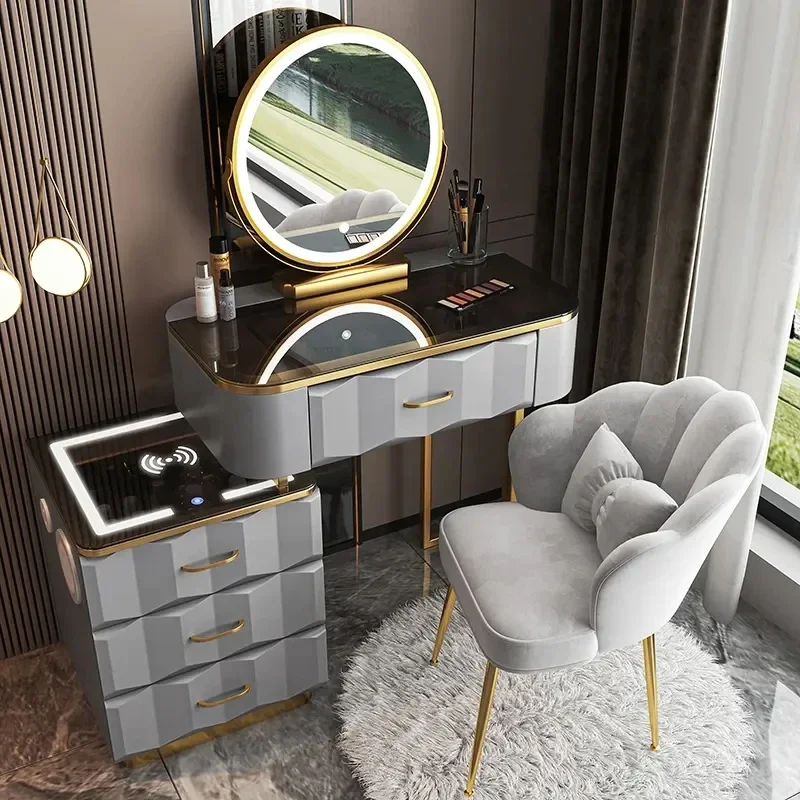 Мебель для спальни Xijiayi умный туалетный столик макияжа с зеркалом и умными
