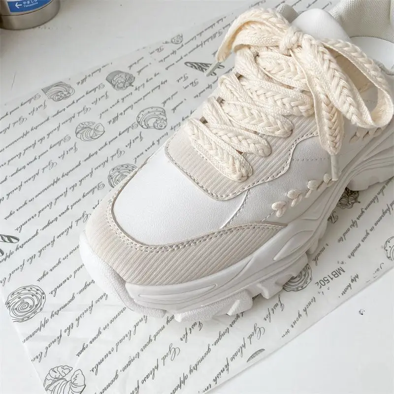 SHANPA однотонные массивные туфли с рисунком пшеничных ушей дышащие