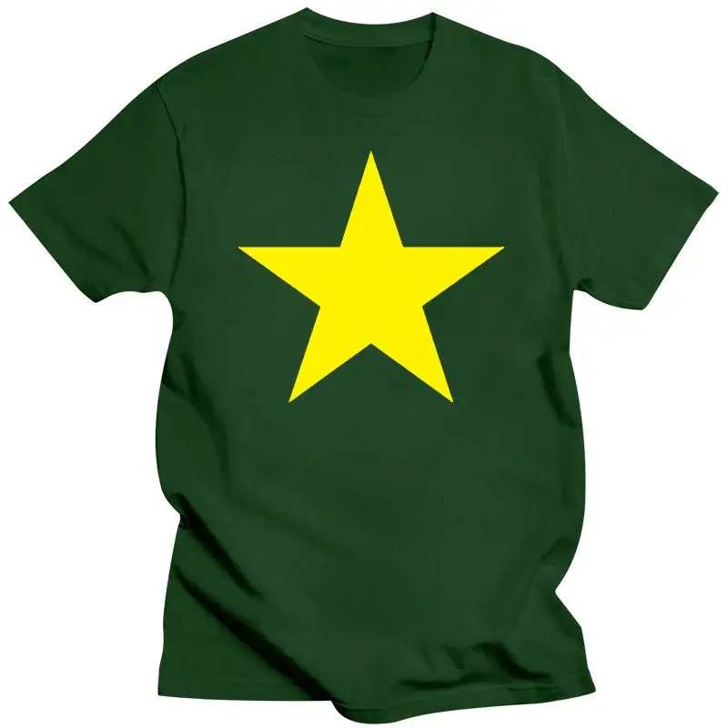 Мужская одежда LEQEMAO с круглым вырезом футболка флагами Вьетнама унисекс