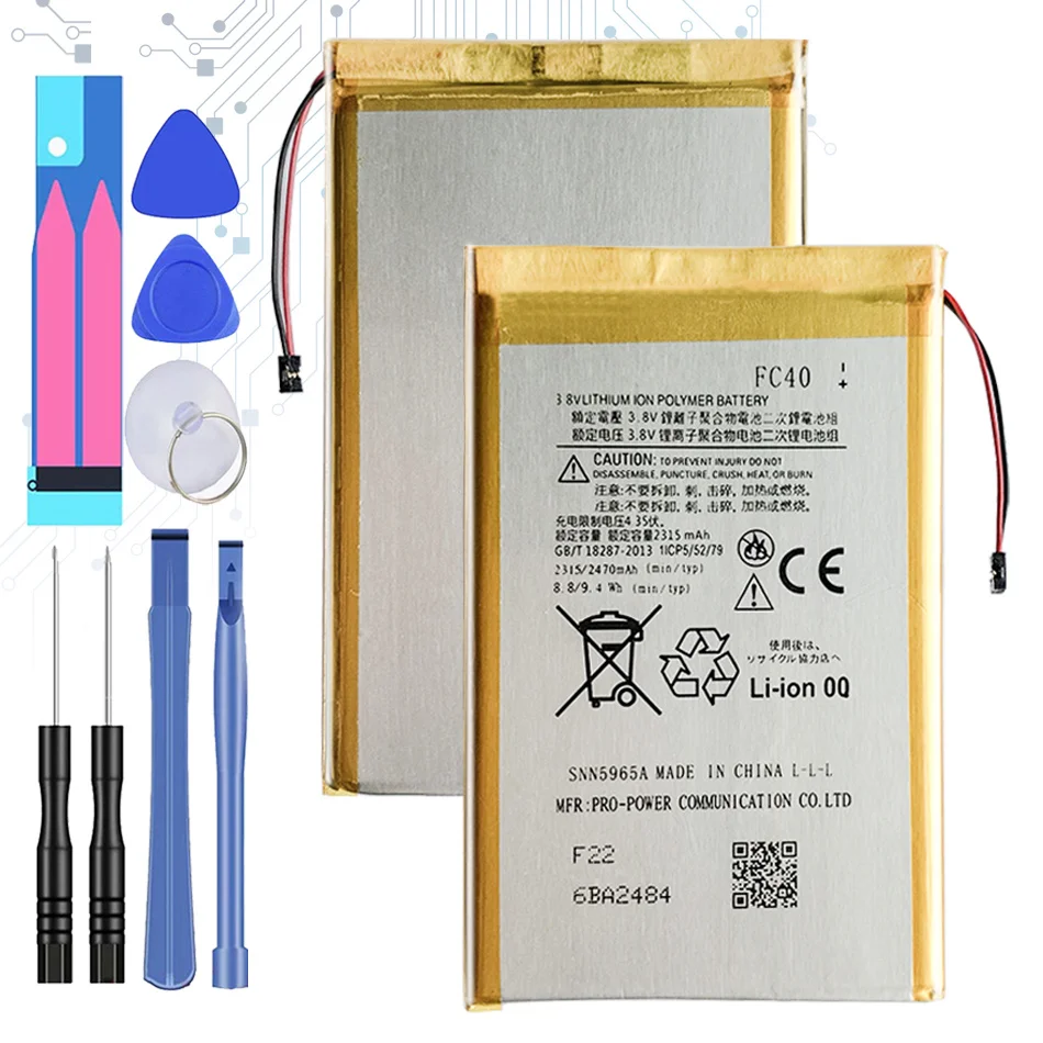 

FC40 FC 40 Replacement Battery For Motorola Moto G 3rd G3 XT1540 XT1541 XT1543 XT1544 XT1548 XT1550 XT1557 Bateira 2315mAh