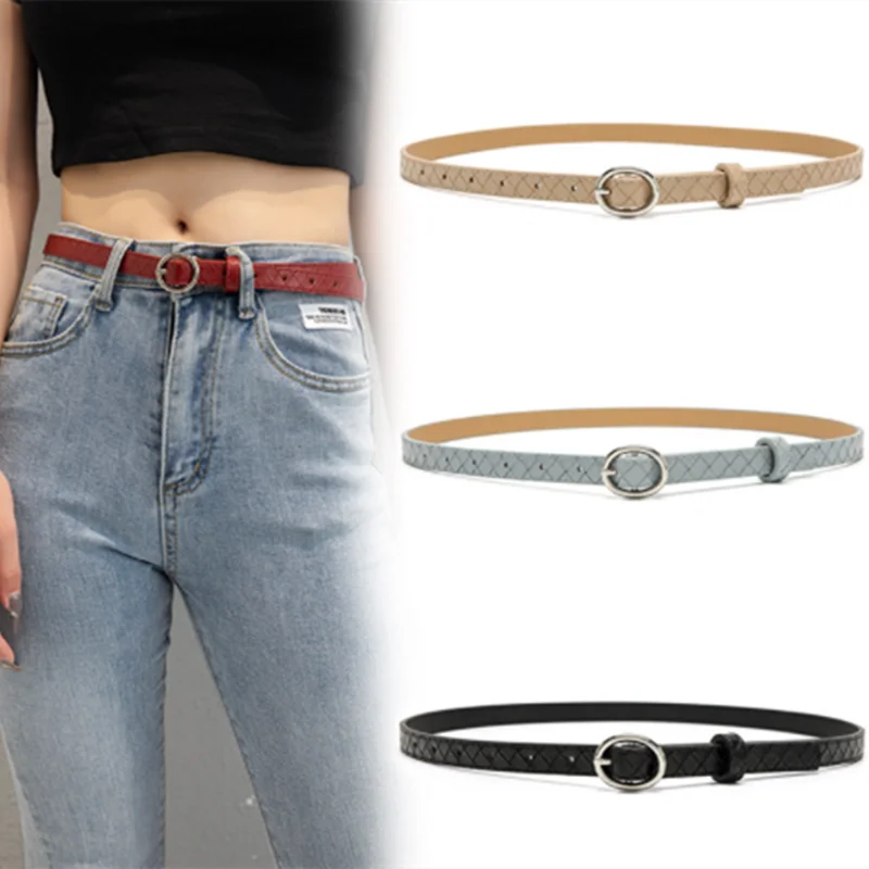 

Women Belt PU Leather Ladies Thin Belts Fashion Luxury Brand High Quality Female Jeans Windbreaker Waistband