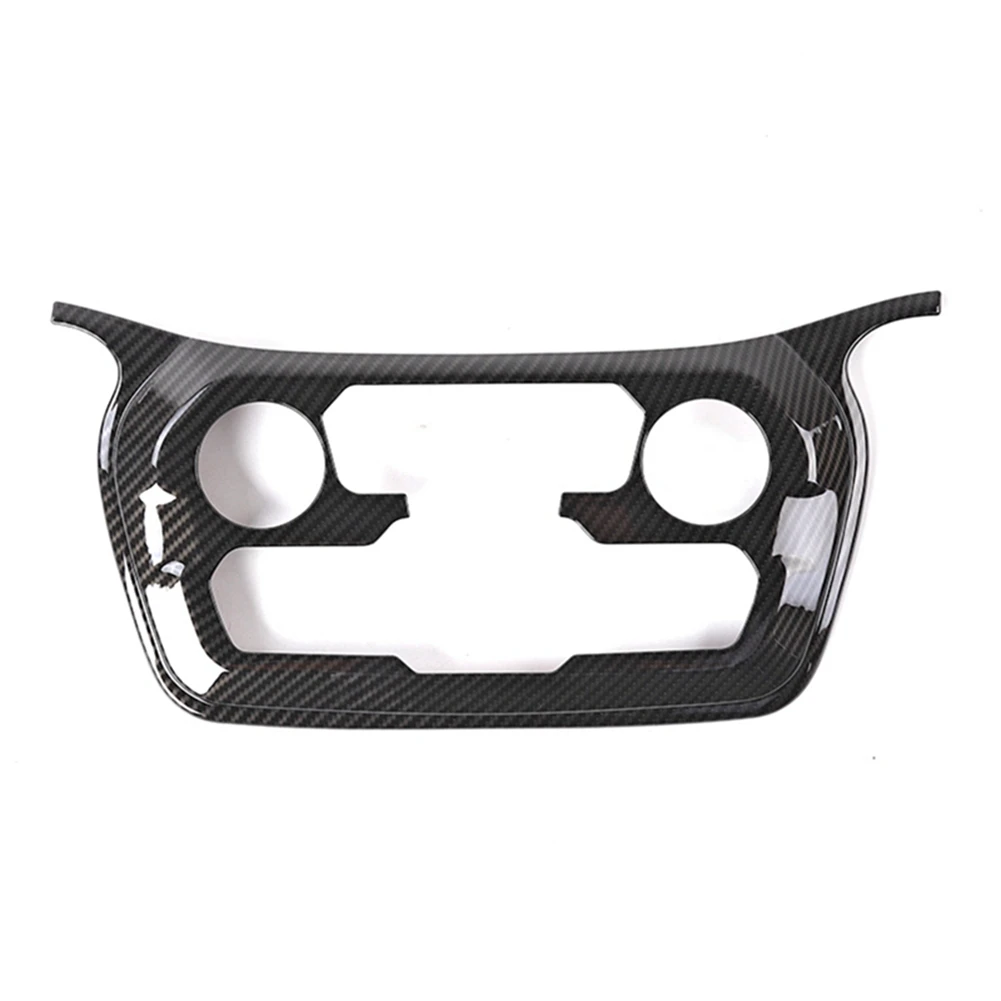 

Center Console Control Panel Cover Trim for 2018-2022 Jeep Renegade Accessories ABS Carbon Fiber