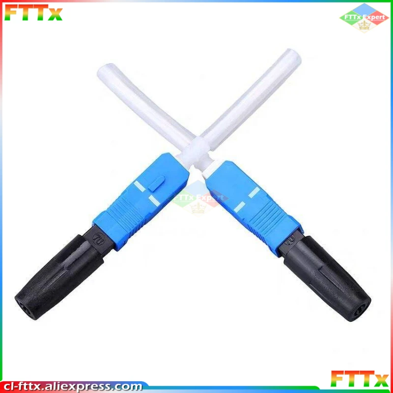 

Free Shipping 50-400pcs/lot SC Quick Connector Optical Fiber Fusion FTTH Fast Adapter,SC/UPC SOC Splice On Connector