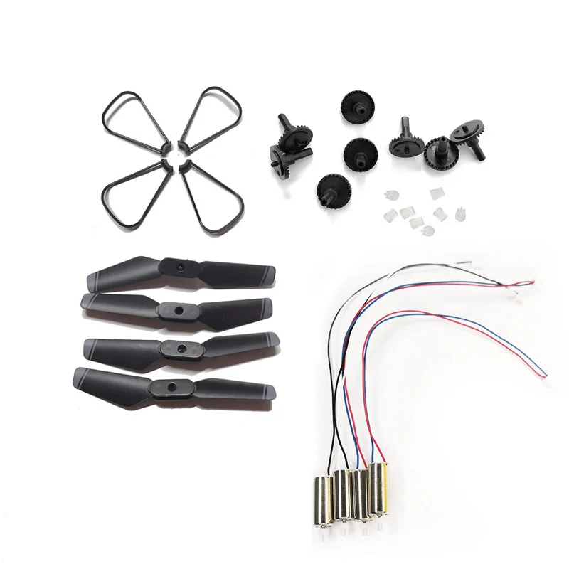 

Spare Parts CW CCW Motor Engines Gears Protective Frame Blade Propeller Accessories Kit for S171 XT6 LS Quadcopter RC Drone