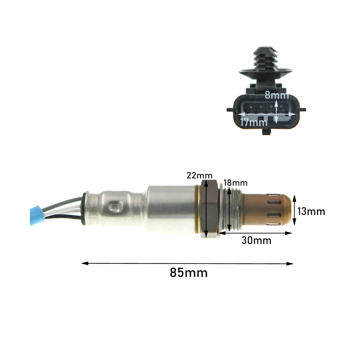Датчик кислорода для Dacia Logan Renault Kangoo MPV 1 2-1.6L 2001-для Nissan QASHQAI J11 8200632270 22690-00Q0J