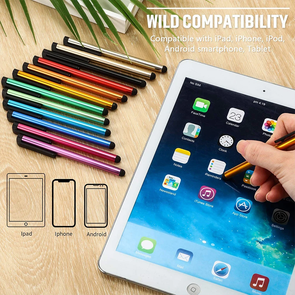 Universal Stylus Pen For iPhone 13 iPad Pro Samsung Tablet Android Portable Touch All Capacitive Screen With Clip | Компьютеры и офис
