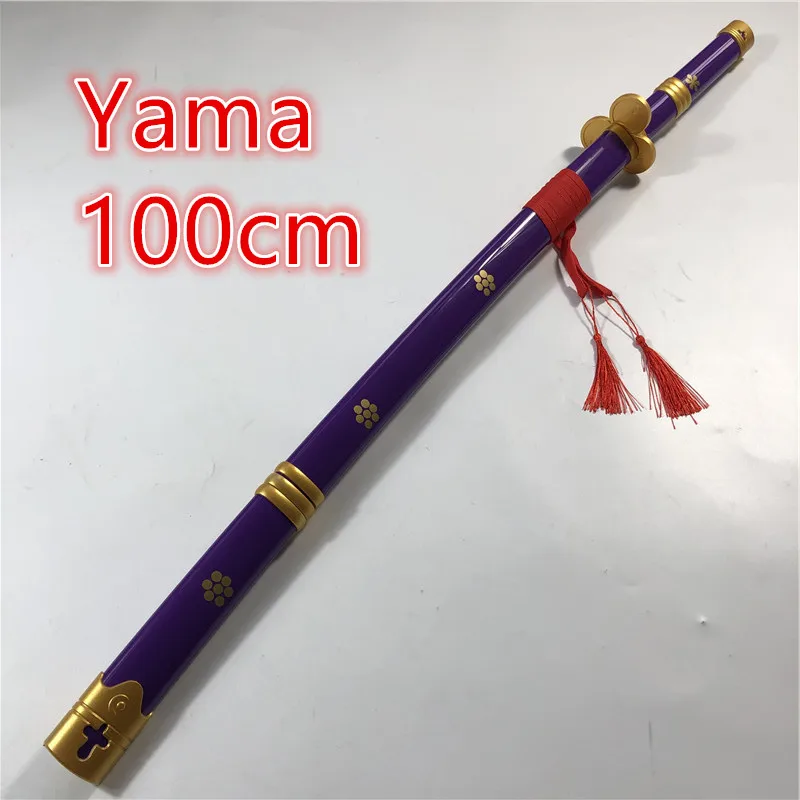 

100cm Anime Cosplay Yama Sword Weapon Armed Katana Espada Wood Ninja Knife Samurai Sword Prop Toys For Teens