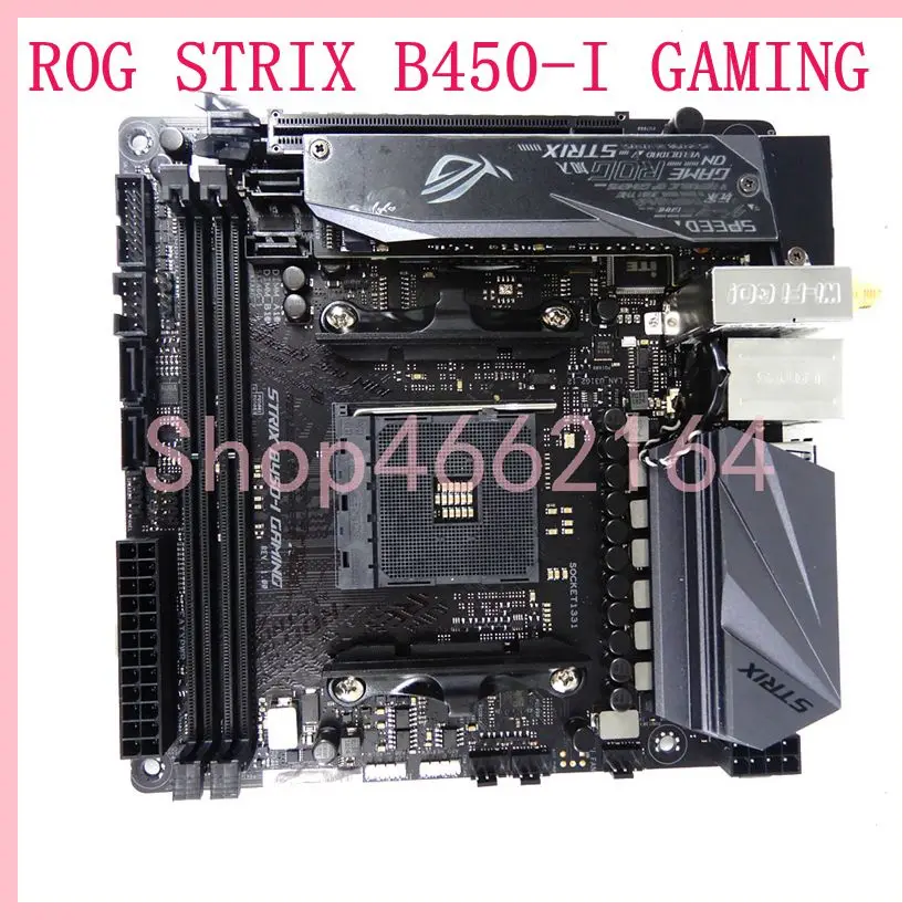 

For New AMD ASUS ROG STRIX B450-I GAMING Mainboard Socket ROG AM4 SOCKET,B450,HDMI 2.0, MATX Desktop Gaming Motherboard