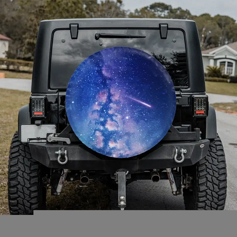 

Unique Spare Tire Covers, Stary Sky Spare Tire Cover, Jeep Tire Cover, Travel Trailer Cover, Jeep Accessories, Wrangler Tire Cov