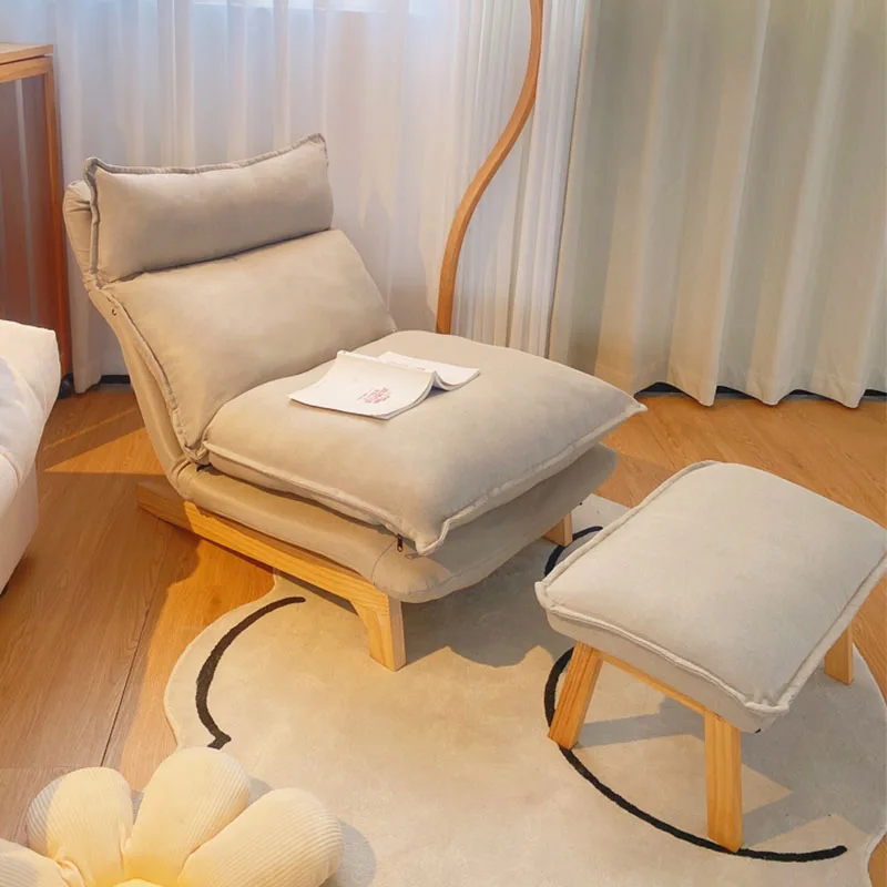 

Односпальное дизайнерское эластичное кресло с откидывающейся спинкой, диван для пола, удобное кресло для гостиной, современное кресло для чтения, мебель для спальни, шезлонг
