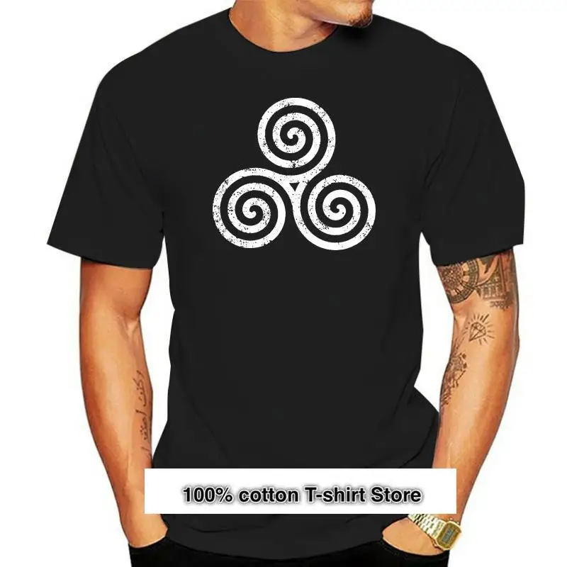 Camiseta de TRISKELION SYMBOL III camisa nórdica Kelten Knoten Larp Triskel |