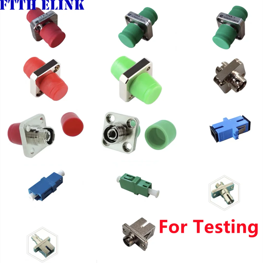 Волоконно-оптический адаптер FC SC LC ST 10 шт. для калибровочного тестирования