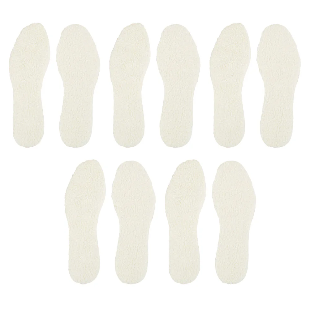

10 Pcs Wool Insole Insoles Deodorant Resistant Warm Comfortable Footwear Accessory Shoe Bottom Eva Child Breathable