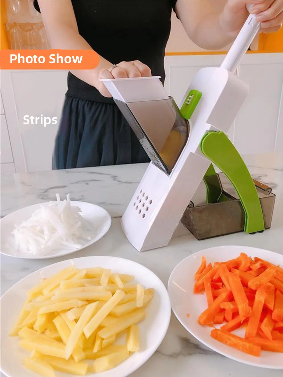 

kitchen Multifunctional Vegetable Household Potato Slicer Automatic Dicing And Fruit French Slicing Slices