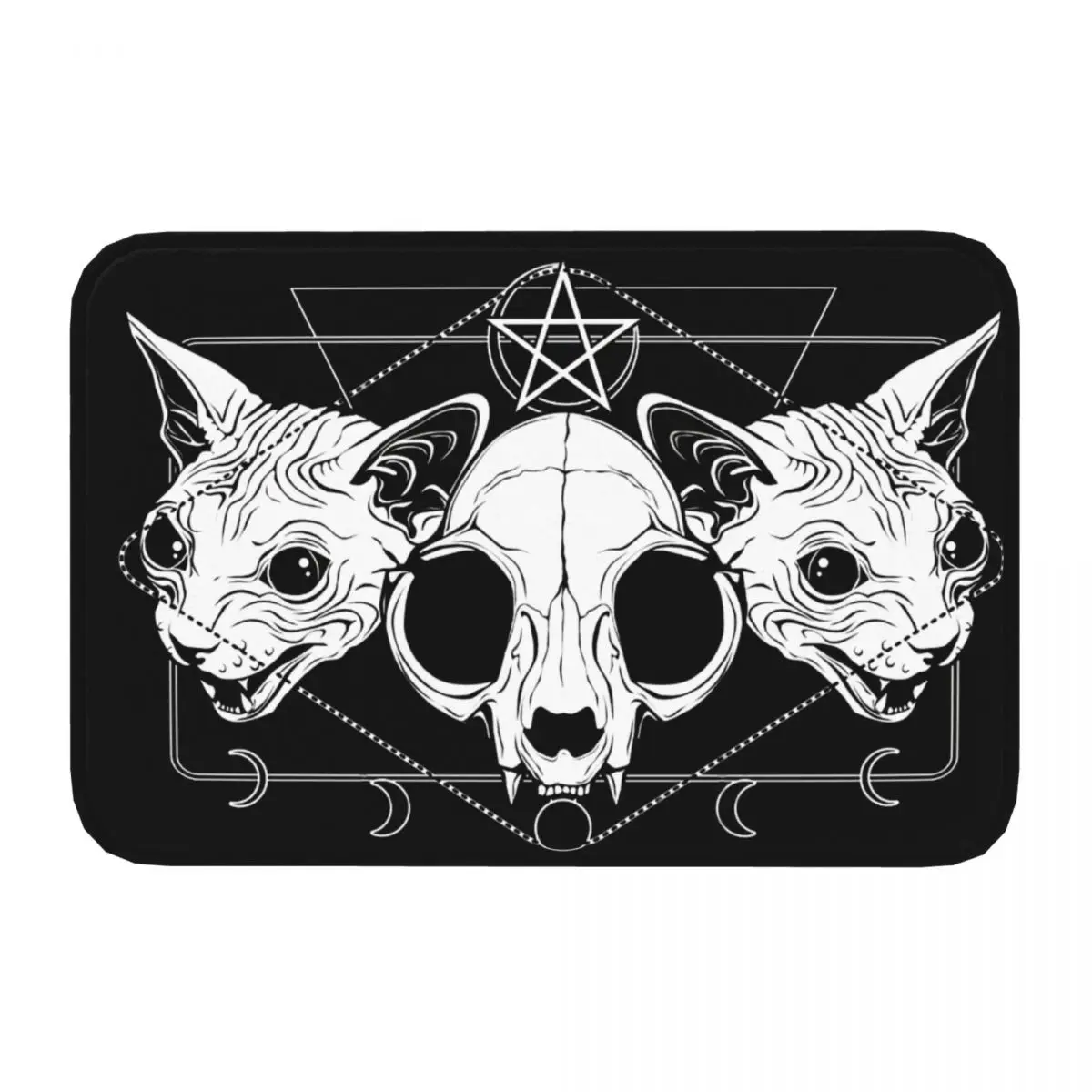 Нескользящий кухонный коврик с изображением животных для спальни культа Мяу