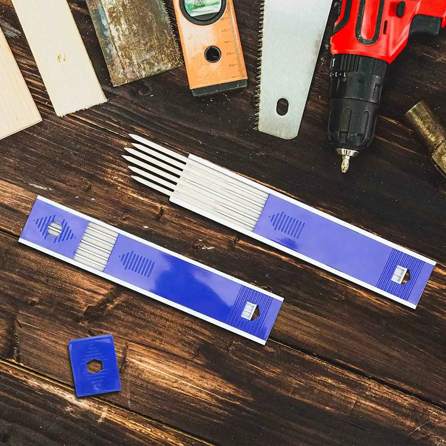 24-компонентные стержни для карандашей плотников 2 8 мм белые твердые сменные