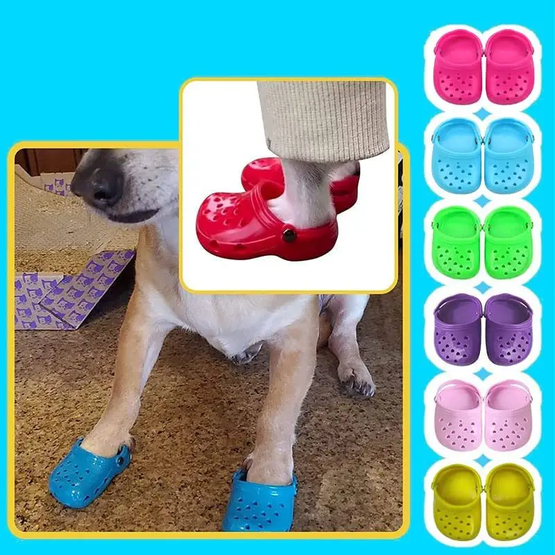 Summer Dog Shoes Breathable Mesh Puppy Pet Dog Shoes For Small Dogs Anti-Slip Chihuahua Pug Sandals Shoe Candy Coloured Gift