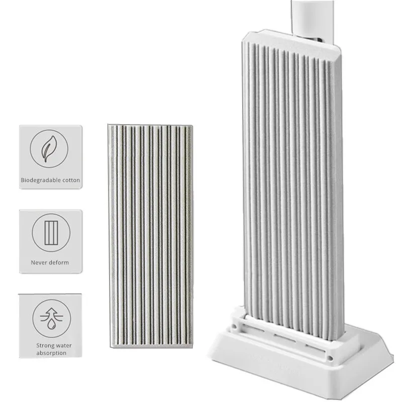 

2 шт. Швабра замена ПВА материалов коллодион мытье Магия самоочищающаяся выдавливаемая вода напольная плитка абсорбент бытовой Помощник