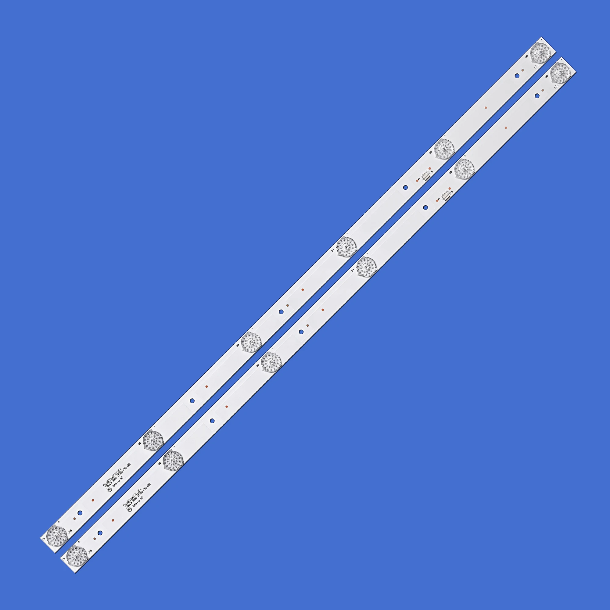 

NVT-32H103W TV's LED Backlight Strips CC02320D562V08 320L(320E9) 2X6 6S1P 1210 Bands Ruler CC02320D562V04 32E9 2X6 16/3/18 560mm