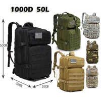 50l tactical backpack men army military tactical large backpack 3p edc molle rucksack outdoor sports hunting hiking camping bag