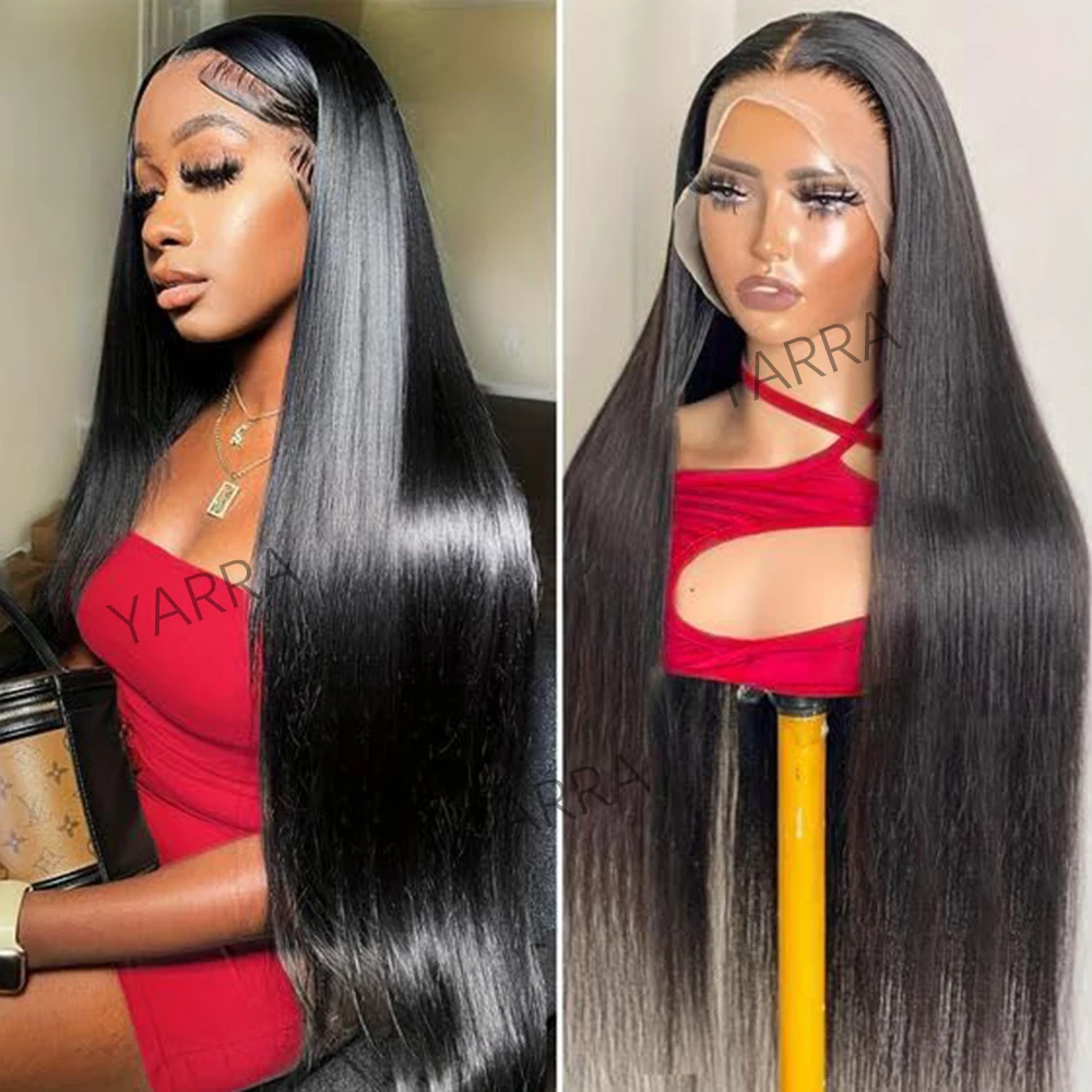 Парик готовый к ношению 13x 4 30 32 34 дюйма прямой 6 5x5 6X4 без клея