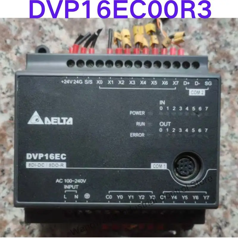 Б/у тест ОК контроллер ПЛК промышленного управления DVP16EC00R3