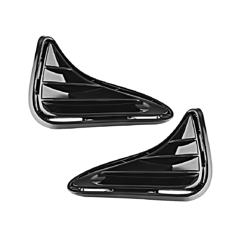 

Pair Of Front Fog Light Lamp Bumper Bezel Cover Left Right For Toyota Corolla 2017 2018 2019 LE XLE