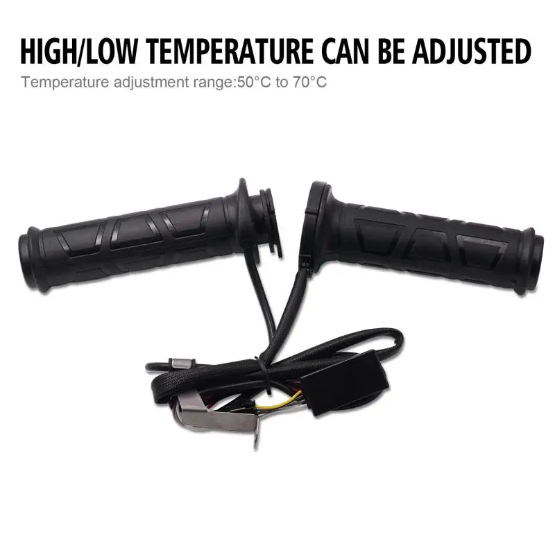 

AUTO Black 7/8" motos Motorcycle handlebar Electric Hot Heated Grips Handle Handlebar Warmer manillar motocicleta hot sale