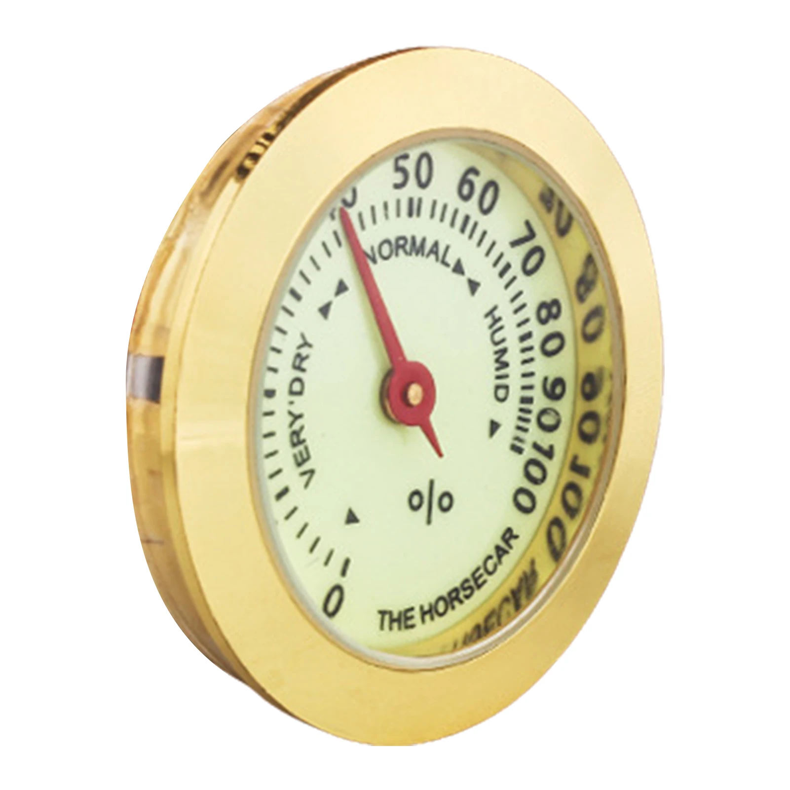 

36mm Cigars Humidity Detector Hygrometer Thermometer Accurate Portable Mini Mechanical Humidor Hygrometers Metal Hygrometer