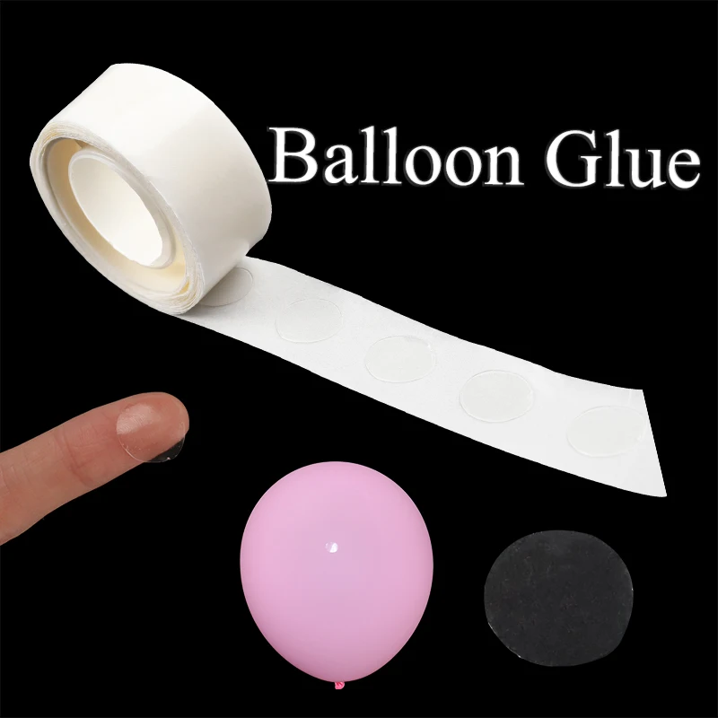 100 Pcs/lot Glue Point Clear Balloon Removable Adhesive Dots Double Sided  Dots of Glue Tape