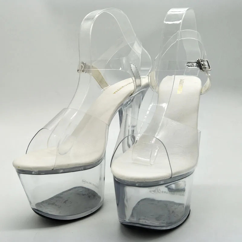 Женские босоножки на тонком каблуке 17 см цвета в ассортименте