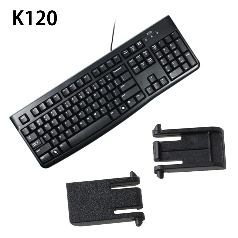 

New 2Pcs Keyboard Bracket Leg Stand for logitech K120 Keyboard Repair Parts