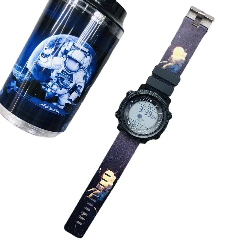 Спортивные водонепроницаемые электронные часы для детей младшей и средней школы