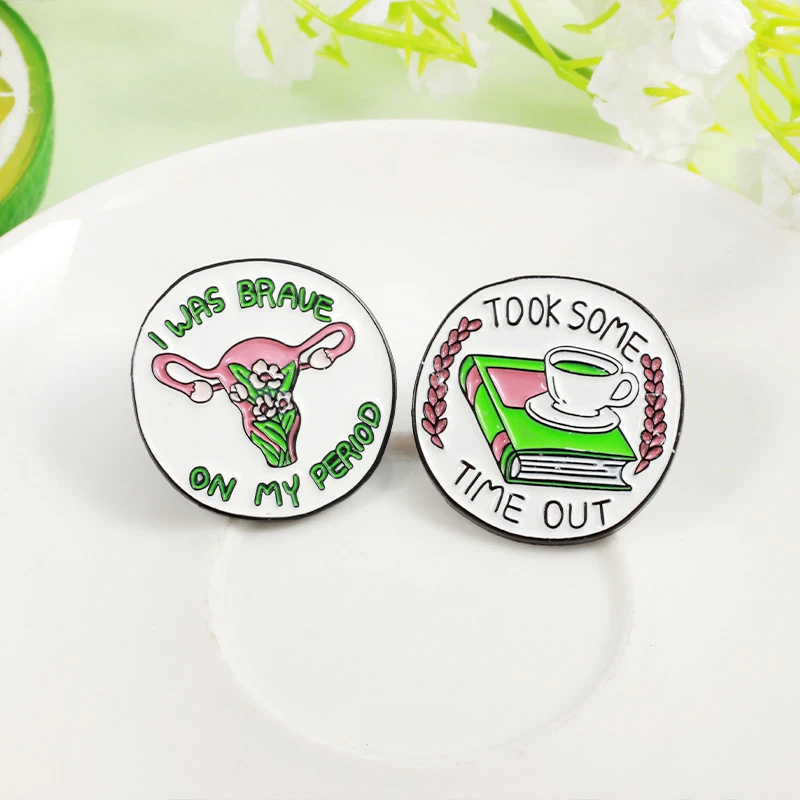 

Uterus Enamel Lapel Pin Feminism Uterus Womb Brooches For Women Body Structure Backpack Badge Feminist Jewelry Gifts Wholesale