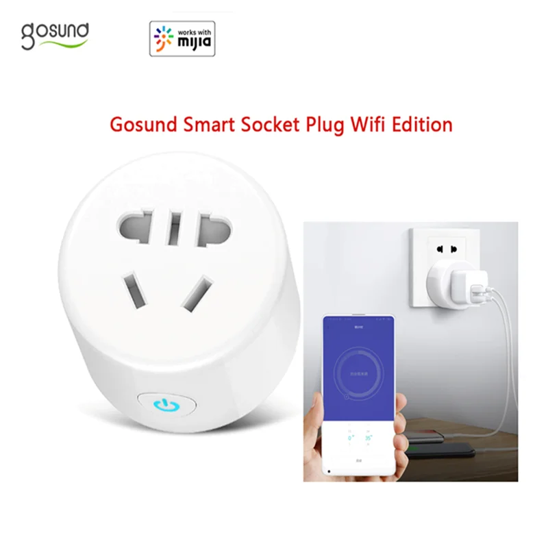 Gosund smart socket CP1 (WIFI version) supports "Xiao Ai" voice control Mijia App timer switch remote viewing