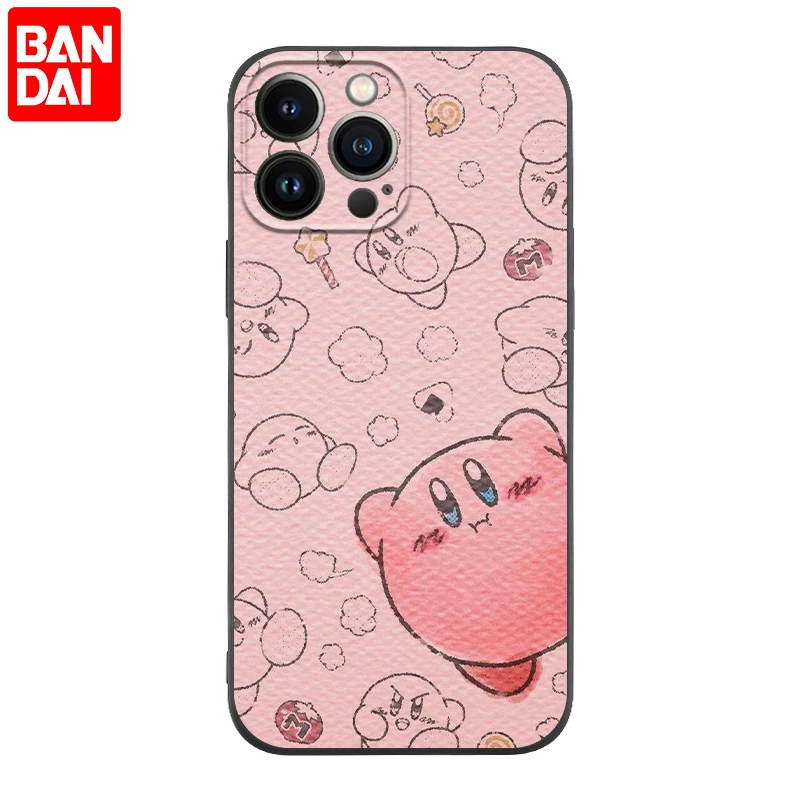 hot game kirby cute phone case for iphone 13 11 pro max 12 mini xs max x xr 7 8 plus back cover soft tpu shell fundas coque cell free global shipping
