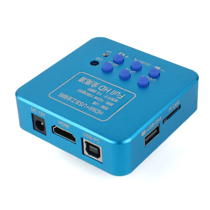 13MP 30PSF 1080P HDMI USB промышленный цифровой видеомикроскоп камера 10X-130X зум C крепление