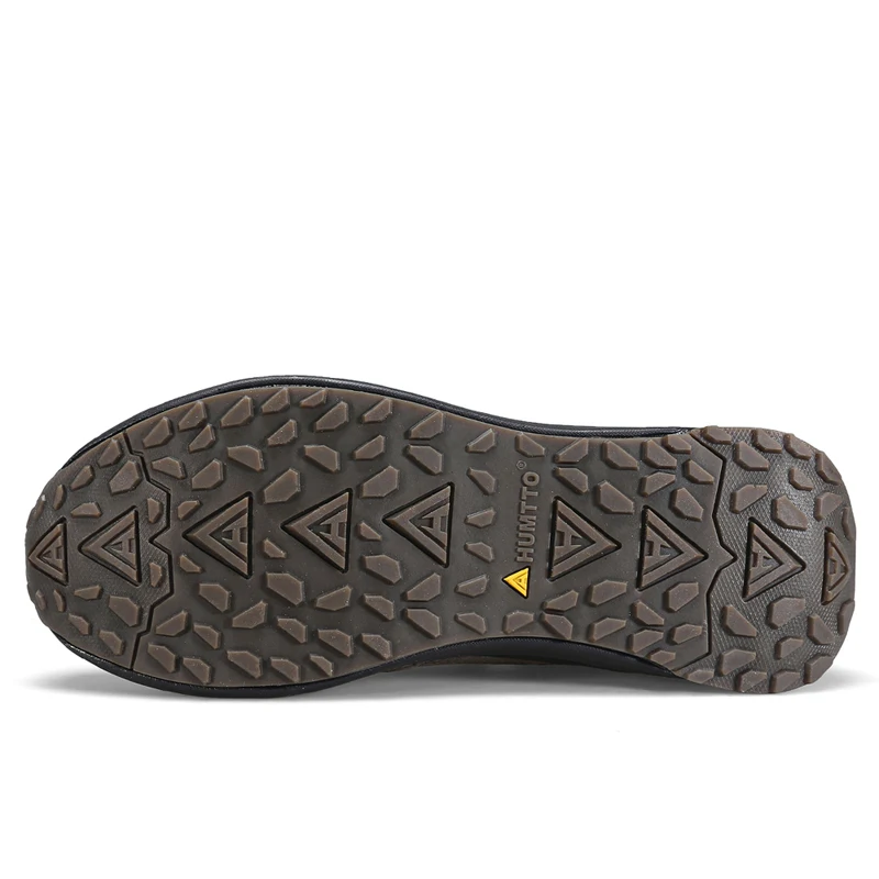 HUMTTO Leather Hiking Shoes for Men Waterproof Sports Mens Shoes Luxury Designer Outdoor Safety Climbing Trekking Sneakers Male