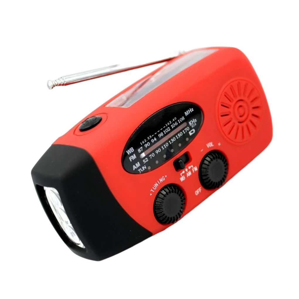 

Hand Crank Radio Camping Hiking Outdoor Emergency FM AM Radios Signal Devices